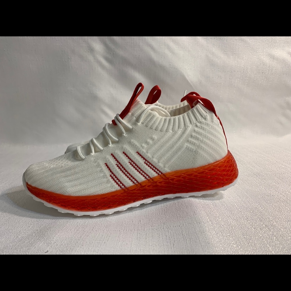 Red and white Sneakers